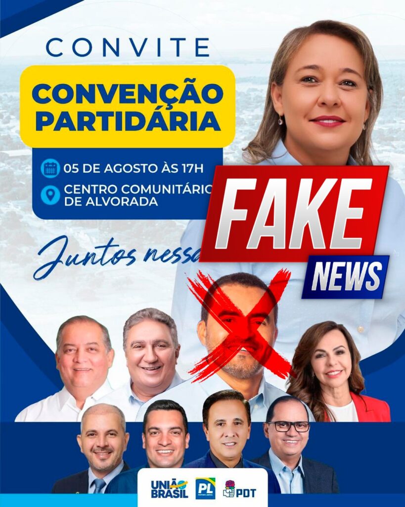 Ausência de Wanderlei Barbosa confirma suspeita de fake news na campanha de Liliane e Alano