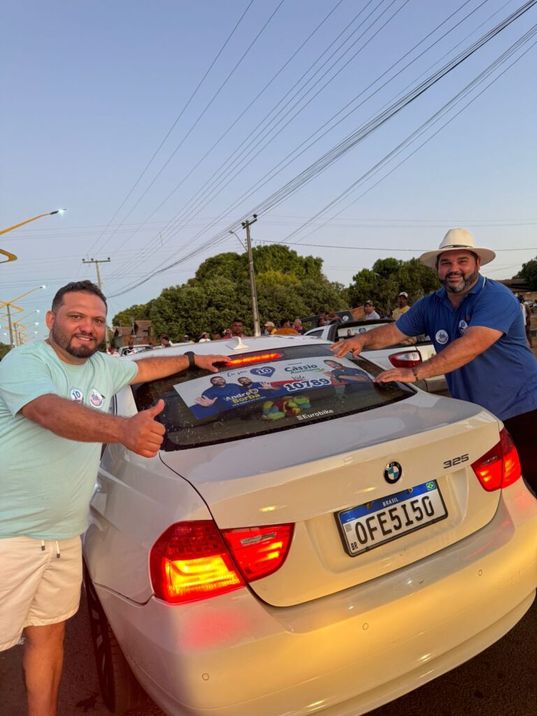 André Borba agradece apoio em adesivaço que movimentou final de semana em São Salvador do Tocantins