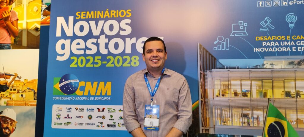 Prefeito eleito de Brejinho de Nazaré, Drº Murilo participa de Seminário Novos Gestores (2025-2028) em Brasília