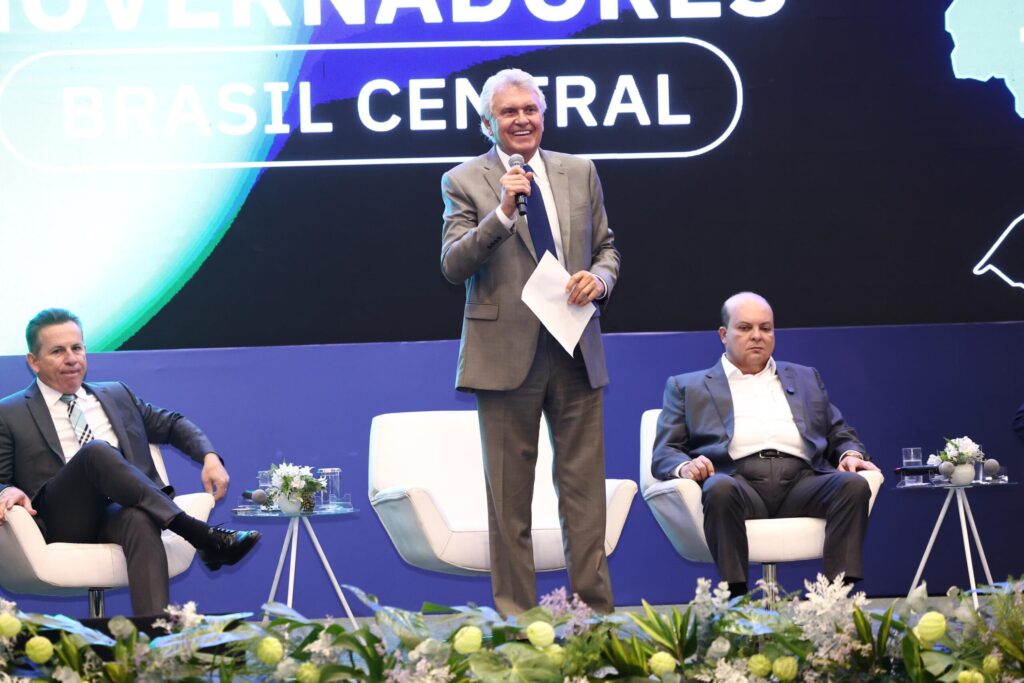 Caiado anuncia criação de infraestrutura tecnológica entre estados Caiado anuncia criação de infraestrutura tecnológica entre estados