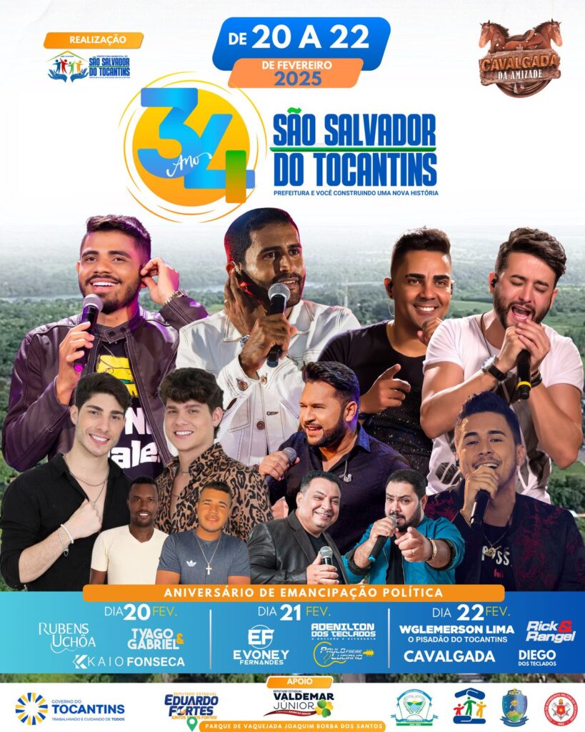 Cariri do Tocantins celebra 34 anos com shows e programação especial Cariri do Tocantins celebra 34 anos com shows e programação especial