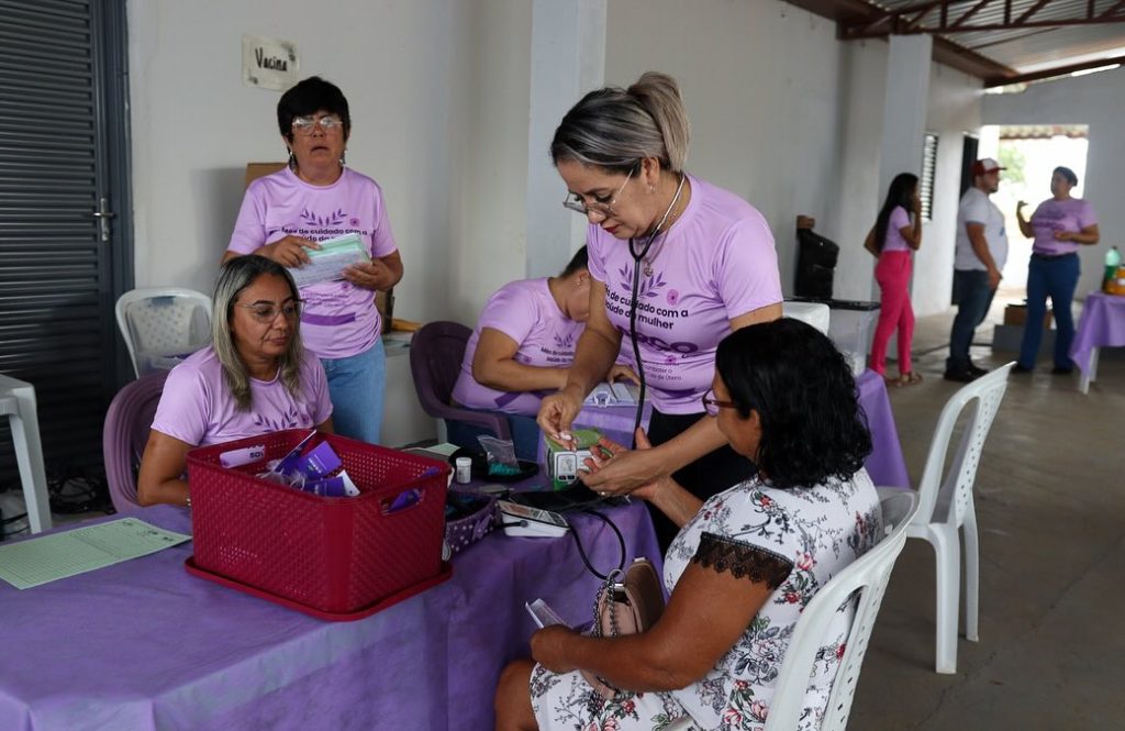 Prefeitura de Cariri leva ações do Março Lilás à zona rural com atendimentos e prevenção ao câncer do colo do útero