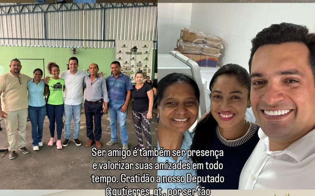Deputado Gutierres Torquato participa de almoço com lideranças e mostra ser “bom de garfo” em Jaú do Tocantins