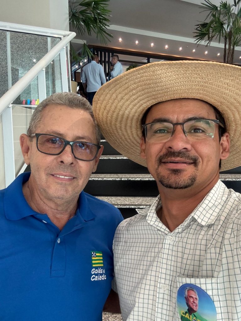 Prefeito Machadinho marca presença em evento de pré-campanha de Ronaldo Caiado à presidência da República