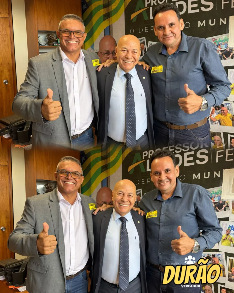 Presidente da Câmara de Porangatu José Ueliton e vereador Emivaldo garantem micro-ônibus para o município com apoio do deputado Professor Alcides