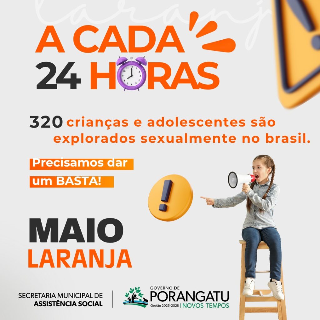 PORANGATU PROMOVE AÇÕES DE CONSCIENTIZAÇÃO DURANTE A CAMPANHA NACIONAL DE COMBATE AO ABUSO E À EXPLORAÇÃO SEXUAL DE CRIANÇAS E ADOLESCENTES