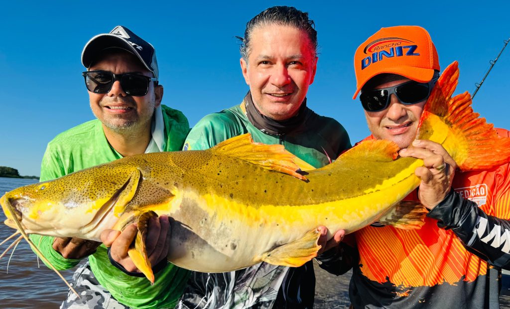 Ricardo Padoka, Anderson Carvalho e Nivanaldo Diniz consolidam um dos maiores grupos de pesca esportiva de Porangatu e região
