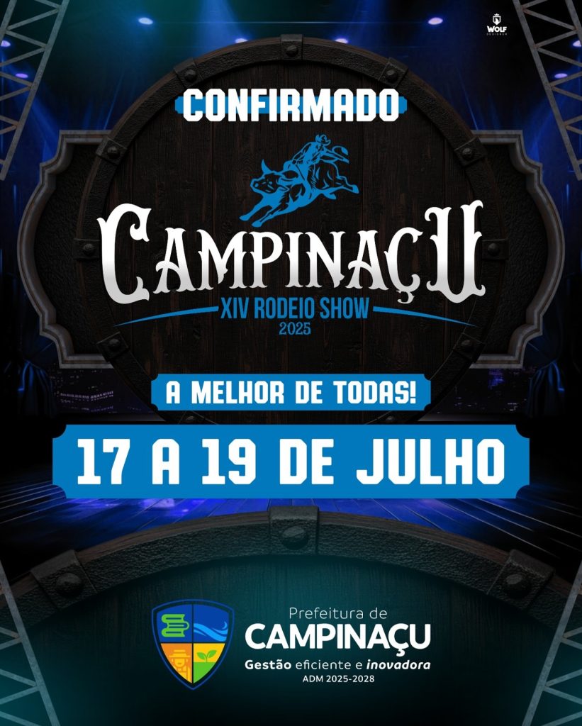 Prefeito Dr. Douglas confirma o XIV Rodeio Show de Campinaçu de 17 a 19 de julho