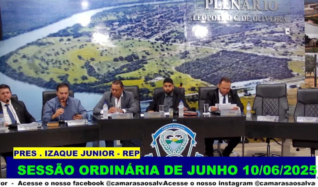 Câmara de São Salvador do Tocantins discute indicações sobre melhorias na Praia da Moreninha em sessão ordinária