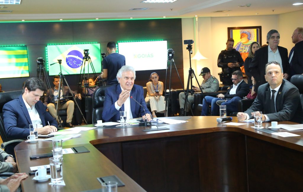 Caiado destaca queda superior a 90% em índices criminais de Goiás