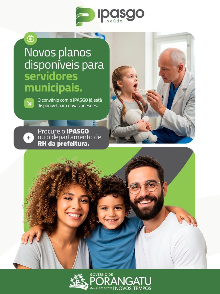 Prefeitura de Porangatu e Ipasgo Saúde firmam convênio para assistência médica aos servidores.