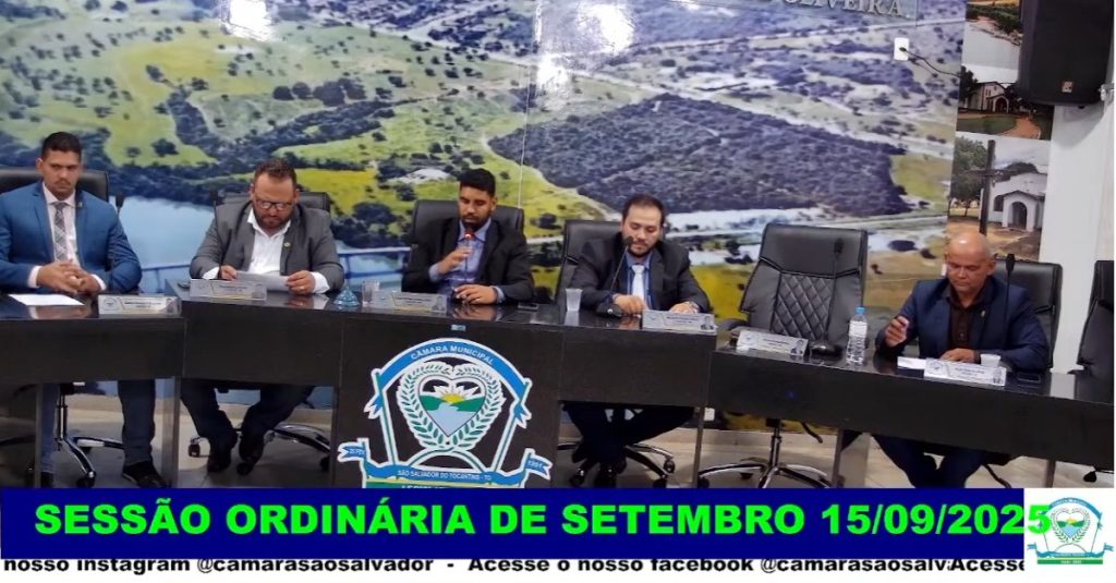 Executivo envia três novos projetos de lei à Câmara de São Salvador do Tocantins