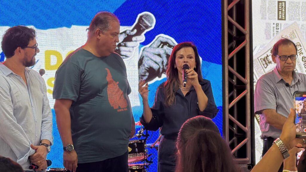 Professora Dorinha reforça apoio aos jornalistas durante evento promovido pela Secom no Tocantins