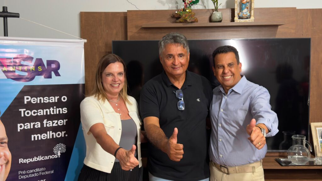 Em Taguatinga, Fábio Vaz reúne lideranças ao lado de Cláudia Lelis e ex-prefeito Miranda