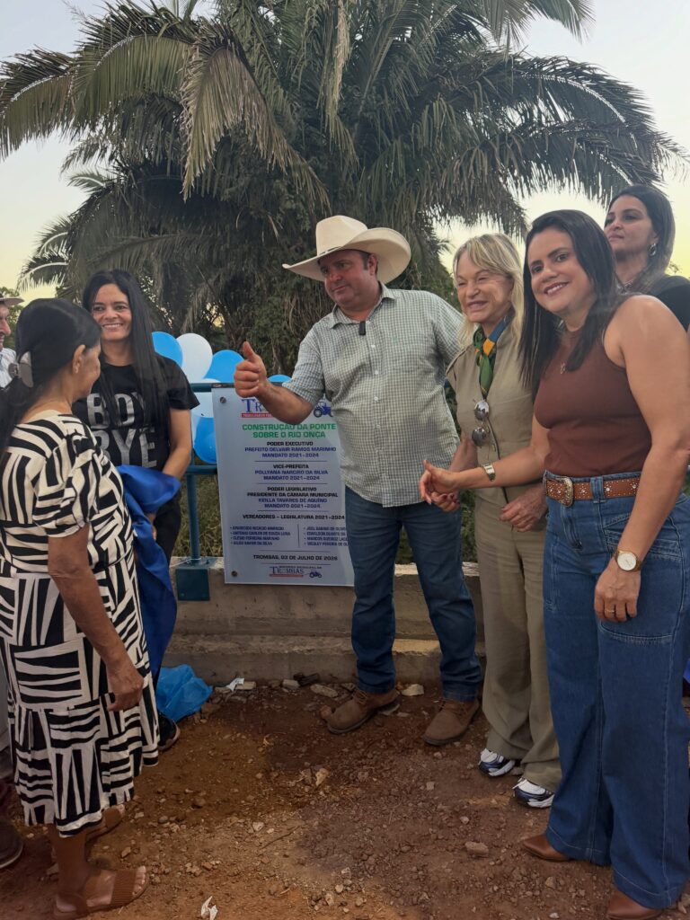 Ponte é entregue em Trombas com apoio de emendas parlamentares Ponte é entregue em Trombas com apoio de emendas parlamentares