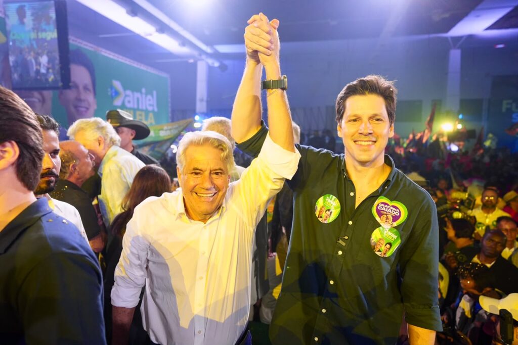 Daniel Vilela oficializa candidatura à reeleição em convenção marcada por força política e discurso de continuidade Daniel Vilela oficializa candidatura à reeleição em convenção marcada por força política e discurso de continuidade